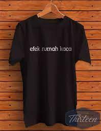 Rumah kaca ini biasanya dibangun di negara yang memiliki 4 musim oleh para petani. Kaos Original Baju Musik Band Efek Rumah Kaca 2 Kualitas Distro Hitam Lazada Indonesia