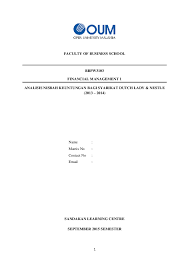 Di dalamnya tercantum analisis manajemen tentang kondisi keuangan saat ini dan rencana perusahaan di masa depan. Pdf Financial Management 1 Bm Version Bavely John Academia Edu