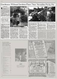 Planting the seeds of ww2. Gardeners Without Gardens Plant Their Versailles Pot By Pot The New York Times