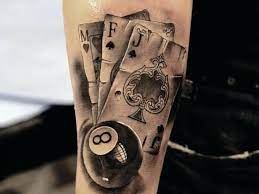 When it comes to the best money tattoo designs, there's nothing like a cool money bag, dollar sign, monopoly man this is an interesting play on the money talks adage. 15 Stylish Playing Card Tattoo Designs For Women And Men