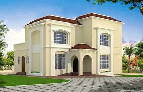 فيلا الفحيرة المساقط المنظور Arab Arch Architectural House Plans 2 Storey House Design Mansion Designs