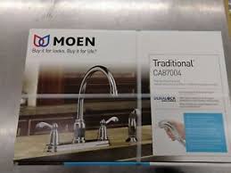 Moen kitchen faucets are the preferred choice of every type of family. Moen Traditional Ca87004 High Arc 2 Handle Kitchen Faucet Chrome 26508200155 Ebay