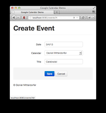 Integrating Google Calendar Into A Wicket Application Dzone Java