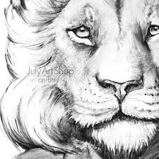 Art Print Drawing Lion King Black And White Poster Print Lion King Animal Jungle Art Lion Art Black And White Posters