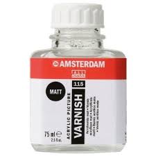 Renk verici (pigment) ve bağlayıcı (binder). Talens Amsterdam Acrylic Varnish Matt 115 Mat Akrilik Boya Fiyati