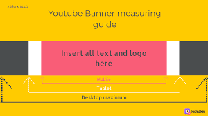 What is the youtube banner template size. Create A Youtube Banner Channel Art Of 2560 X 1440 Pixels 2021 Picmaker Blog