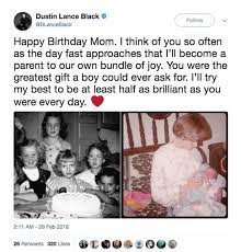 Growing up, dustin lance black didn't think he'd be able to open up about. Dustin Lance Black Pays Tribute To His Brilliant Mum As He Prepares To Become A Dad With Husband Tom Daley Mirror Online