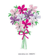 How to draw a flower. Drawing Bunch Of Color Flowers Stock Vector Image Art Alamy