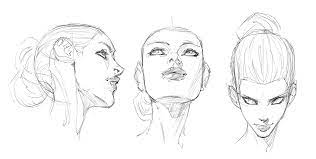 Getting Perspective On The Female Head In 2021 Perspective Sketch Sketch Head Drawing Expressions