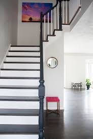 In such cases, the balusters are usually white and the handrail a darker color. Black Railing You Re So Martha