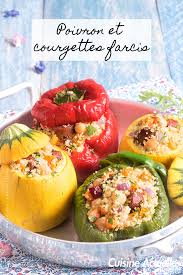 Poivron Et Courgettes Farcis En 2020 Recettes De Cuisine Recette Courgettes Farcies