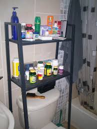 The dark brown color fits to any style and decor. Lerberg Shelf Into Storage Over Toilet Unit Ikea Hackers