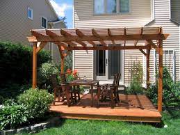 Pergolas For Sale At Lowes Pergolaforprivacy Small Backyard Patio Backyard Patio Deck With Pergola