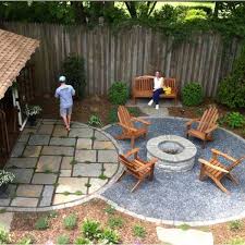 Build Round Firepit Area For Summer Nights Relaxing With Images Backyard Backyard Patio Backyard Firepit Area