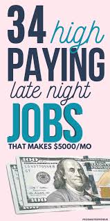 34 Real Part Time Night Or Evening Jobs From Home Make 1000 Week In 2020