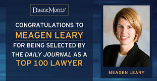Duane Morris Partner Meagen E. Leary Named a Top 100 Lawyer by the Daily…