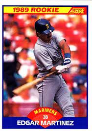 Check spelling or type a new query. 1989 Score Edgar Martinez Rookie Card Mariners At Amazon S Sports Collectibles Store
