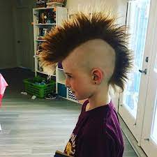 Tell the hairstylist to keep the sides long, instead of shaving them, while keeping the top locks longer. 8 Super Cool Mohawk Haircuts For Little Boys Child Insider