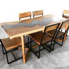 Available in multiple lengths, pair our suar wood table top with your preferred set of legs and dining solid wood dining chairs. Solid Wood Tables Singapore Solid Wood Specialist