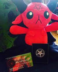 Pin On Baphomet Plush Dolls