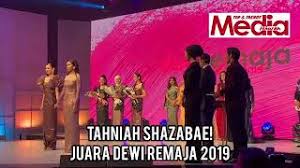 Maybe you would like to learn more about one of these? Tahniah Shaza Bae Dinobatkan Sebagai Juara Dewi Remaja 2019 Youtube