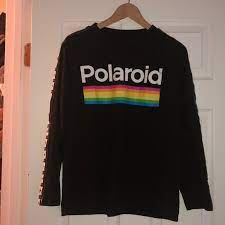 Each layer is then printed in a different metallic ink to create the four layer. Forever 21 Tops Forever 2 Polaroid Shirt Poshmark