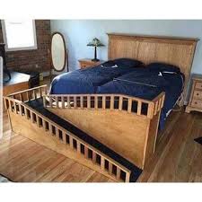 The dog house doubles as a side table, end table or large night stand wooden wire dog crate with pet bed: Dog Stairs For High Bed You Ll Love In 2021 Visualhunt