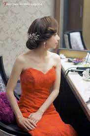 神之魔手 推薦高雄新秘眉音 bridal hair strapless dress dresses