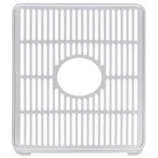 org aluminum sink protector in grey
