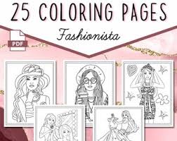 Find two pictures that you want to. Makeup Coloring Page Etsy
