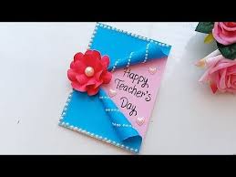 Teacher's day greetings are the best way to wish your teachers on the eve of teachers day. Get Inspired For Diy Craft Diy Teachers Day Card Ideas