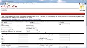 the hiring process at mcdonalds from application to