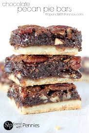 Just like pecan pie but better! Chocolate Pecan Pie Bars Spend With Pennies