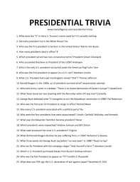 Trivia, fun facts, and firsts of u.s. 52 Presidential Trivia It S Great To Learn More About Heads Of State