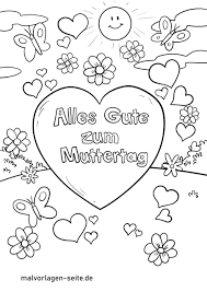 Malvorlage Muttertag Kostenlose Ausmalbilder