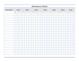 Excellent Attendance Sheet Template Ideas For Classroom Or