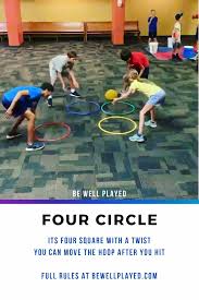 Four Circle Pe Gym Game In 2020 Gym Games Physical Education Games Gym Games For Kids