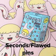 Factory Second/flawed Cereal Love Club Pin - Etsy