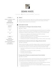 Event planners may want to check out the modern and creative categories first. Guide Event Planner Resume 12 Samples Pdf Word 2020
