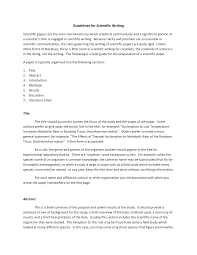 The effects of light and temperature on the growth of populations of the bacterium, escherichia coli . Https Www Potsdam Edu Sites Default Files Documents Support Tutoring Cwc Guidelines For Scientific Writing Pdf