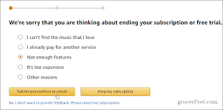 To cancel a subscription you purchased using subscribe with amazon: How To Cancel Your Amazon Music Subscription