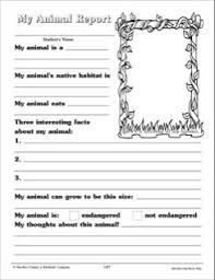 My Animal Report Fill In Research Report Printables Animal Report Animal Report Writing Animal Research For Kids