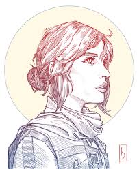 Dreln Rogue One Opening Tonight I Did Up A Drawing Of Jyn Felicity Jones To Celebrate Star Wars Art Star Wars Artwork Star Wars Concept Art