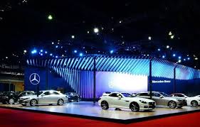 Experience The Best Presence Of Mercedes Benz At Its Booth Featured With Silver Flow Spatial Design At Bangkok Mercedes Benz Brand Experience Mercedes
