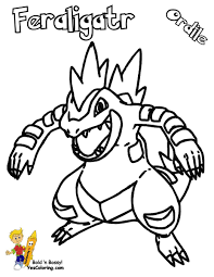 If you'd like this image to color yourself, message me. Pokemon Coloring Pages Typhlosion From The Thousands Of Pictures Online Concerning Pokemon Col Pokemon Coloring Pages Cartoon Coloring Pages Pokemon Coloring