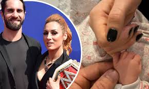 Becky lynch and seth rollins baby. Wwe Champion Becky Lynch And Fiance Seth Rollins Welcome A Daughter Named Roux Daily Mail Online