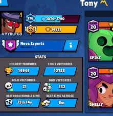 After every match, the star player badge is given to only one player. Respect For Tony Getting To Almost 15000 Trophies And Being Top Player With Only 21 Solo Wins Brawlstars