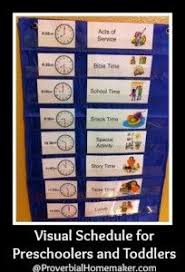 🧩each picture is heat laminated to protect the picture and make more sturdy. All The Freebies At Proverbial Homemaker Preschool Toddler Schedule Visual Schedule