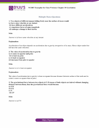 It was discovered by sir isaac newton. Ncert Exemplar Class 9 Science Solutions Chapter 10 Gravitation Free Pdf Download