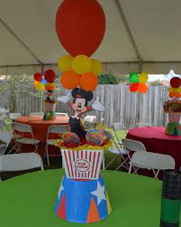 New circus carnival party supplies, this range features a traditional circus theme, with a strong red and white stripe background, there's wonderful party decorations, especially the elephant and tiger balloons and we rather love the treat dispenser and popcorn boxes too. Circus Table Decorations Cheap Online Shopping